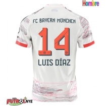 Camiseta Bayern Munich Luis Diaz #14 Visitante Equipación 2025-26 manga corta
